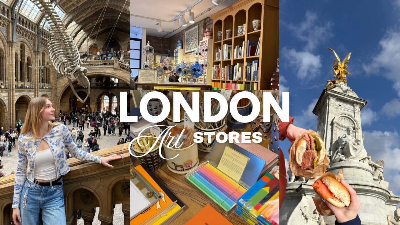 Art & Stationary stores in London ☆ local shops, stickers, cafe's, museum