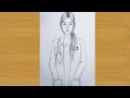 How to draw a doctor girl step by step gali gali art 