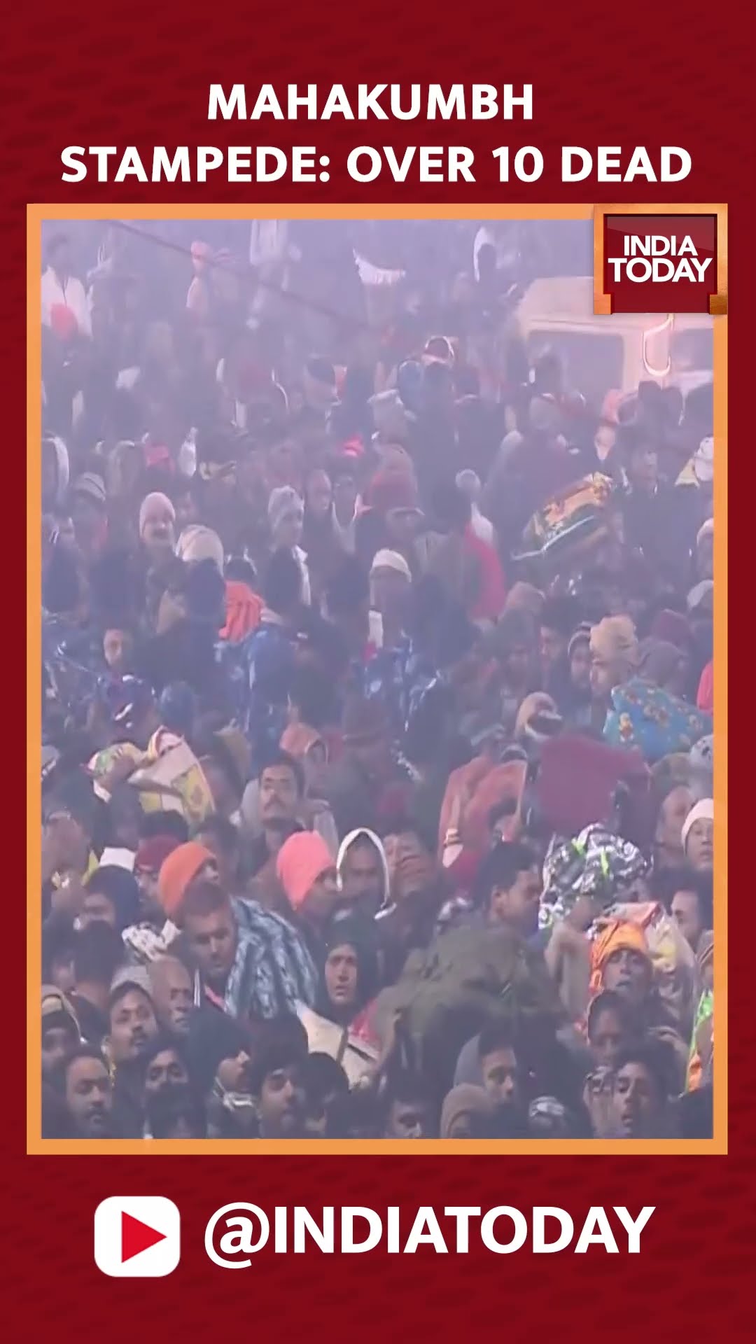 Mahakumbh Stampede Tragedy | Over 10 Dead, Several Injured | Prayagraj News | #shorts #mahakumbh