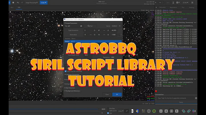 AstroBBQ Siril Script Library Tutorial