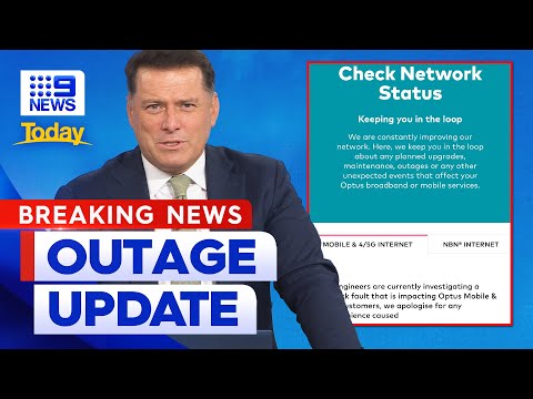 Optus outage hits millions: Hospitals, banks and payment systems impacted | 9 News Australia