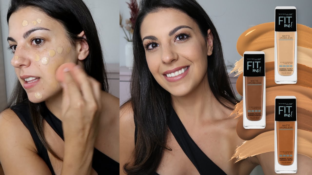 Maybelline Fit Me Matte & Poreless Foundation Review 