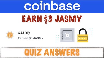 JASMY Quiz Answers On Coinbase | Earn Free JASMY worth of $3 | JASMY Quiz Answers On Coinbase
