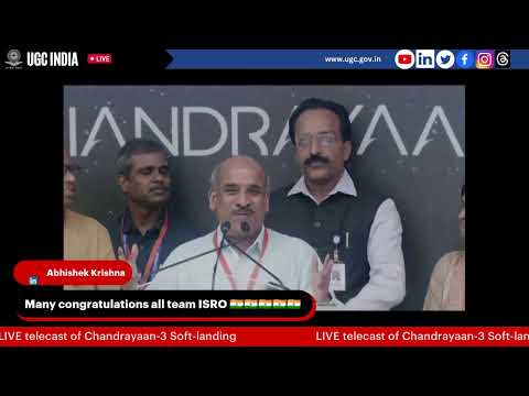 LIVE telecast of Chandrayaan-3 Soft-landing