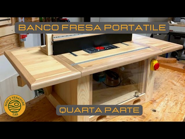 BANCO FRESA PORTATILE - Montaggio e test - quarta parte - fai da te 