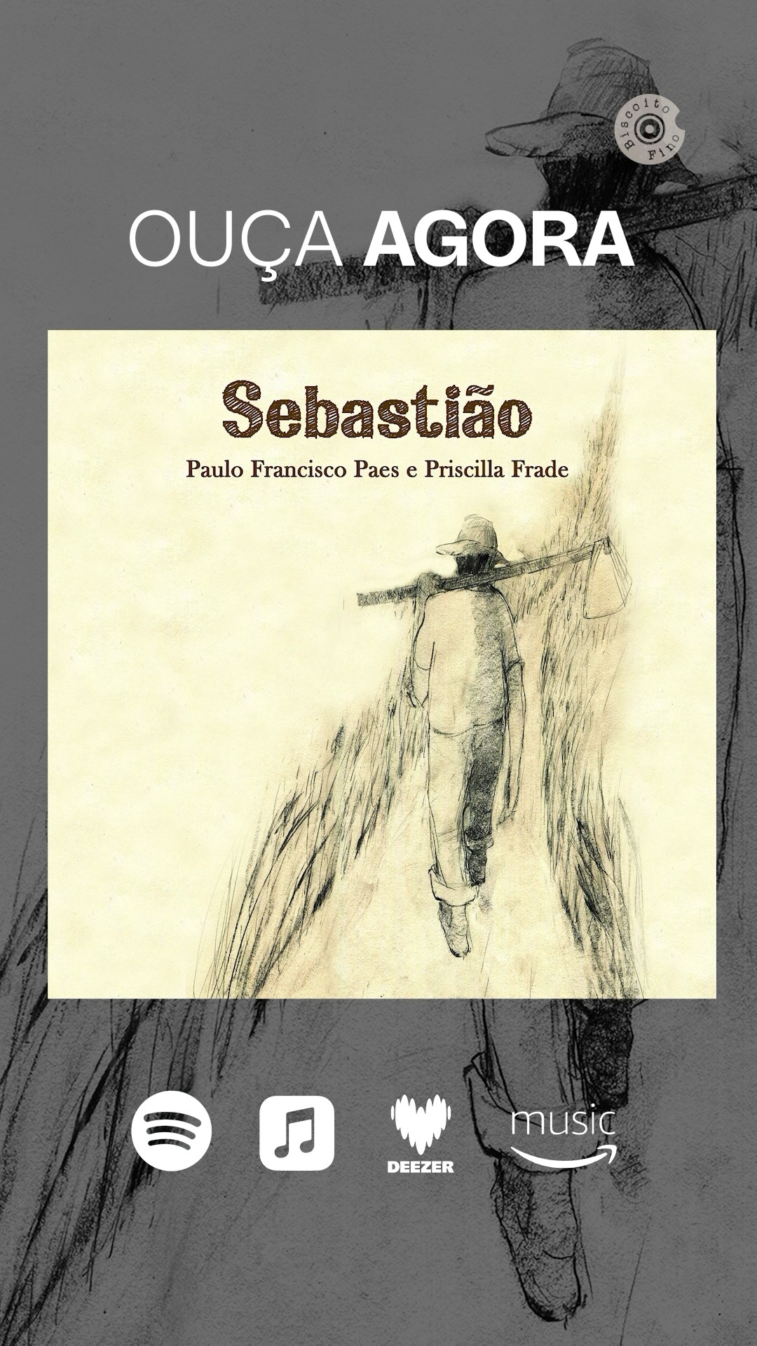 ?Paulo Francisco Paes e Priscilla Frade chegam à Biscoito Fino com o emocionante single “Sebastião”