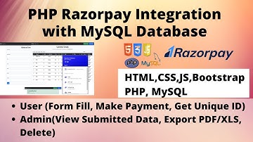 PHP Razorpay Integration with MySQL Database