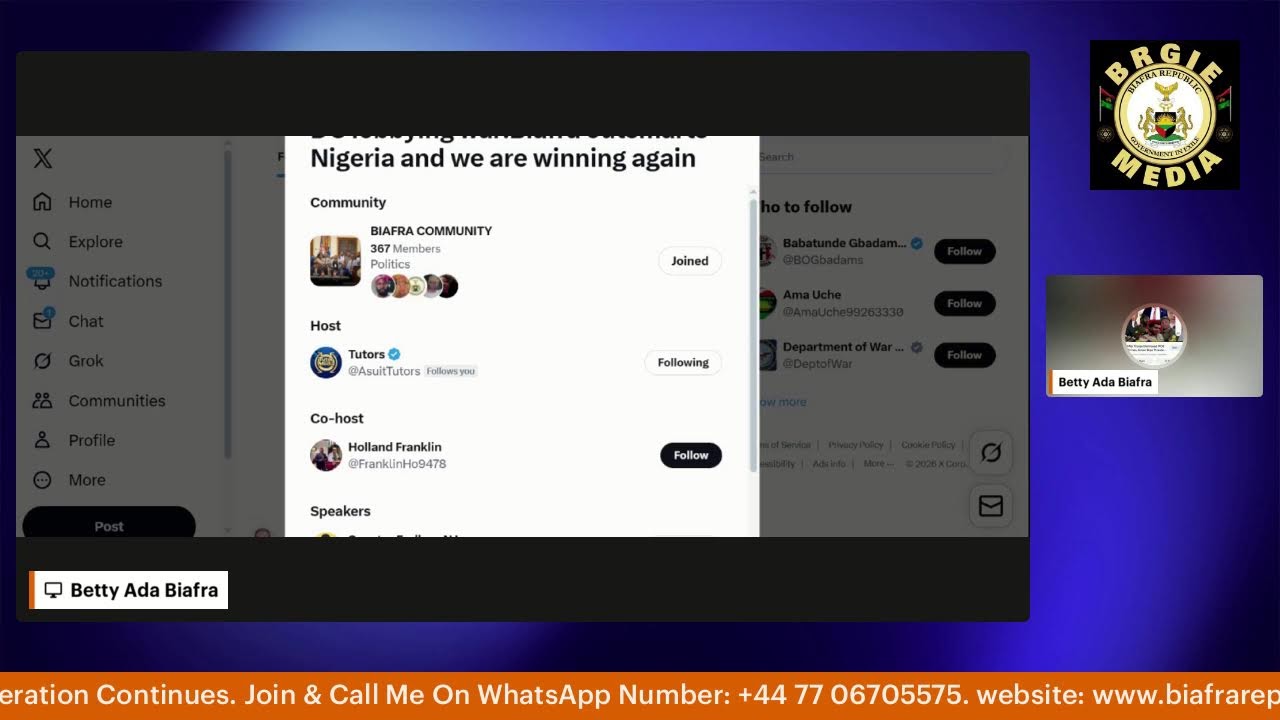 DC lobbying war:Biafra outsmarts Nigeria and we are winning again