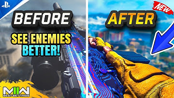 HOW TO SEE ENEMIES BETTER IN CALL OF DUTY MW2 !  (Make Cod Look Better ) MODERN WARFARE 2 TRICKS