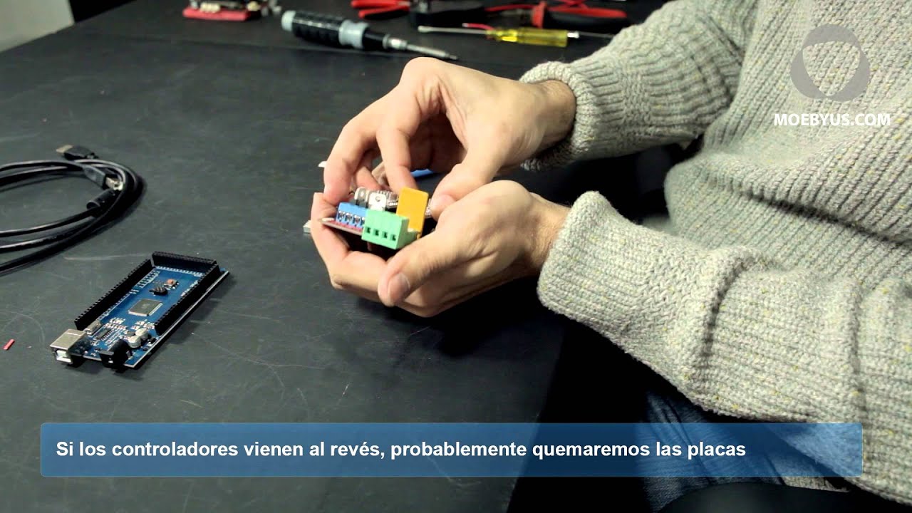 (6. Electronica Arduino+RAMPS) Tutorial montaje kit impresora 3D