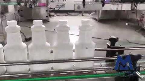 MIC ZF12 12 heads gravity filling capping labeling machine line for small bottle