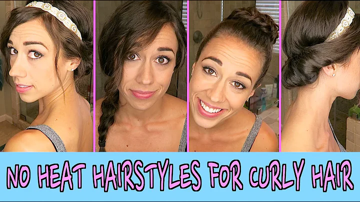 QUICK EASY HAIRSTYLES FOR  CURLY HAIR