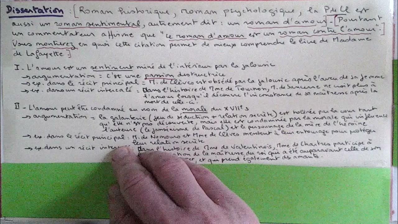 Dissertation Princesse de Clèves 2  YouTube