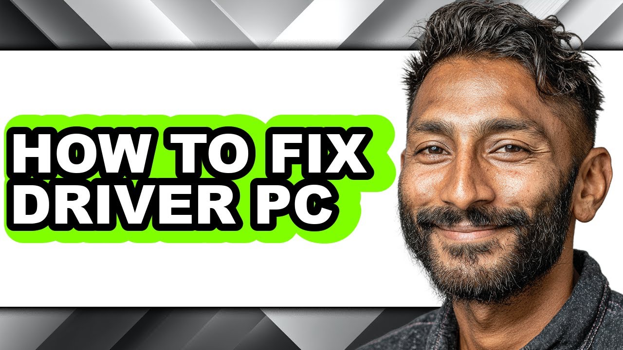 How to Fix Driver Pc (easy Method) - YouTube