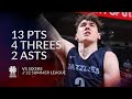 Jake LaRavia 13 pts 4 threes 2 asts vs Sixers 2022 Summer League