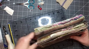 Making a boho journal | Part 5 | gift pouch | finishing journal | DT project for Medieval Mirage