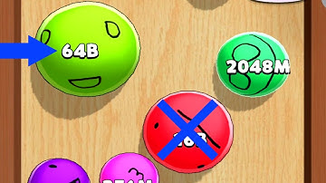 Satisfying ASMR Blob merge 3D unlock 64B ( Billion )