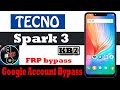 Tecno Spark 3 frp bypass / Google account bypass Tecno KB7 without Wifi or Any App New Method