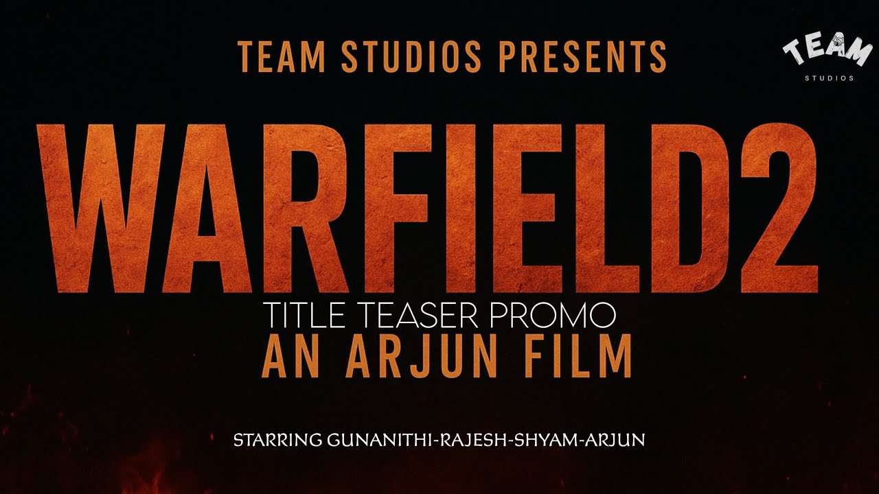 Warfield 2 Short film Title teaser promo | Team Studios | Guna | Arjun