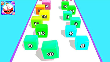 Marble Run 3D-Color Ball Race ! All Levels Gameplay (184-187) android, ios