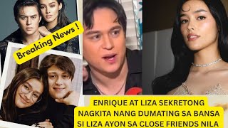 Just In! Liza at Enrique Sikretong Nagkita, Ayon sa mga friends nilla May possible Comeback project.