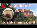 Time Capsule House Abandoned For 24 Years!! First To Find This Incredible Home!