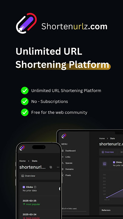 ShortenURLz.com - Unlimited URLs Shortening Platform by webdesk