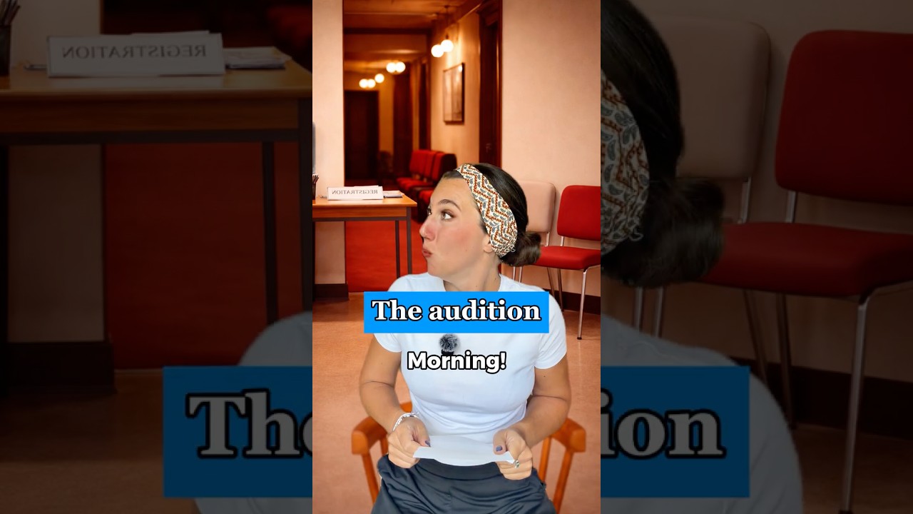 The audition - when you swap S with TH 😂 #pronunciation #britishenglish