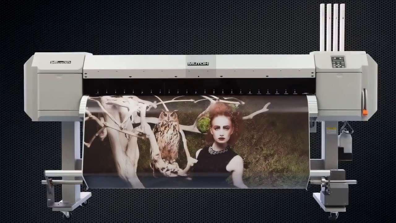 Mutoh ValueJet VJ-1624 Printer - YouTube