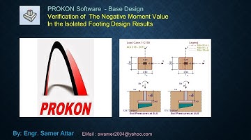 VERIFICATION OF PROKON NEGATIVE MOMENT VALUE IN ISOLATED FOOTING