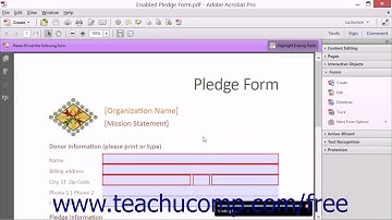 Distributing Forms - Adobe Acrobat XI Training Tutorial Course