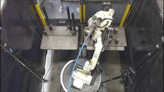 OTC Roboterschweißzelle ECO-ARC - Geteilte Produktion