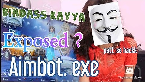 Dynamo supporter bindass Kavya exposed aimbot hack