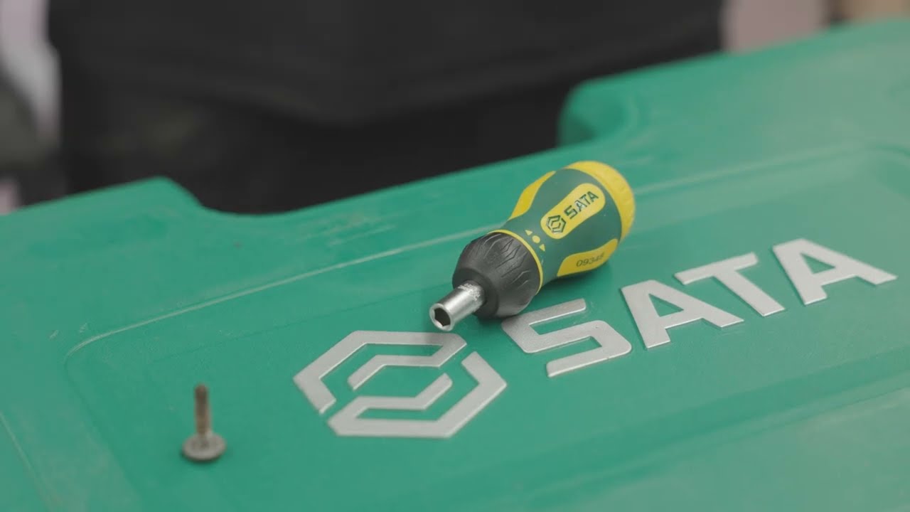SATA builder's つなぎ 6 Pc. Stubby Ratcheting Screwdriver Set - SATA