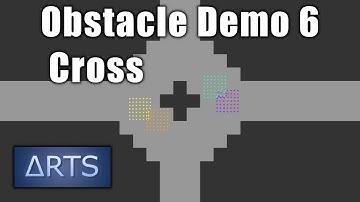 RTS Group Pathfinding: Obstacle Demo 6