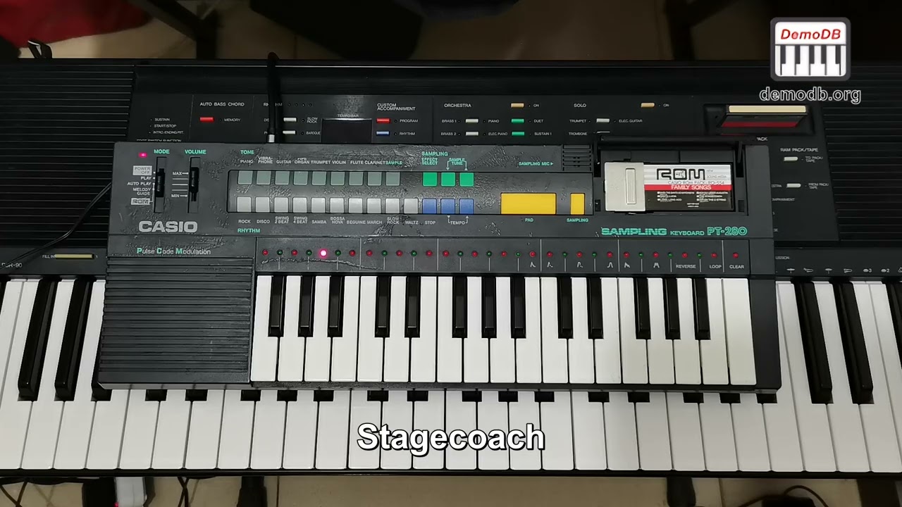 RO-554 Rom Pack Auto Played on PT-280 - YouTube