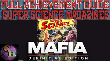 MAFIA DEFINITIVE EDITION COLLECTIBLES GUIDE- ALL SUPER SCIENCE STORIES (LENDING LIBRARY ACHIEVEMENT)