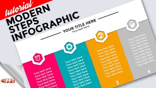 Modern Infographic Steps Slide in PowerPoint | PPT EDGE 2024