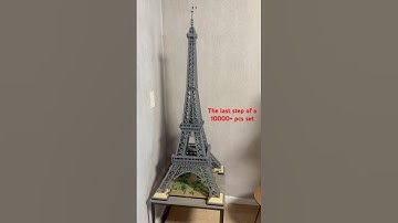The Last Step #lego #legoeiffeltower #eiffeltower