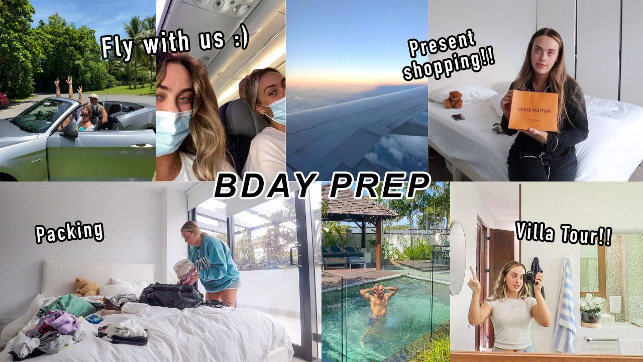 Подготовка к дню рождения! Сюрприз-отпуск (покупка подарков, экскурсия по вилле, подготовка)