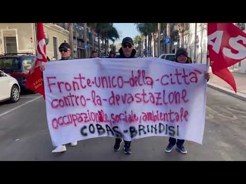 SANITA'SERVICE LECCE E BRINDISI MANIFESTAZIONE COBAS DEL 31 GENNAIO 2024