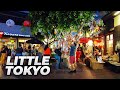 Walking Los Angeles Little Tokyo at Night