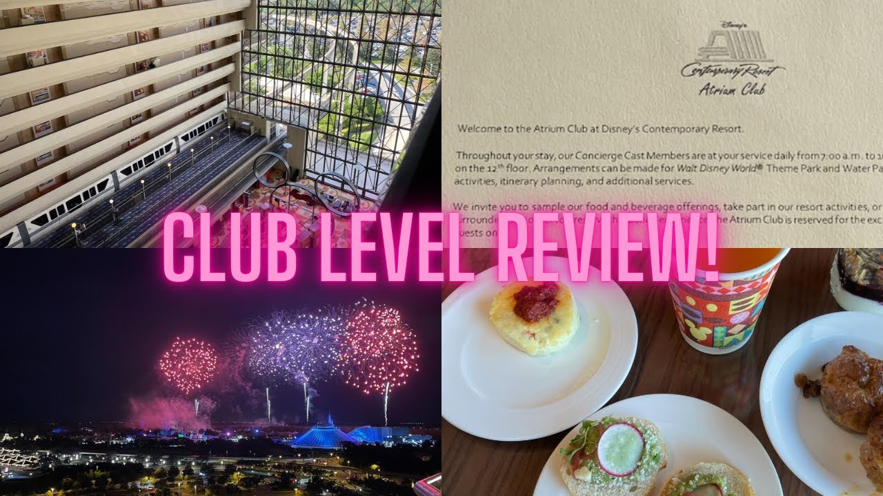 Staying CLUB LEVEL at Disney’s contemporary resort ! Is it worth it