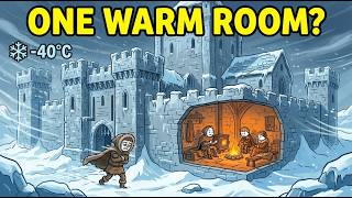 How Did Humans Survive −40° Nights Inside a Massive Medieval Castle?