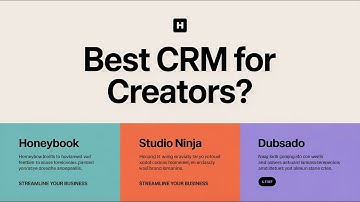 HoneyBook vs Dubsado vs Studio Ninja | Best CRM for Creatives & Small Businesses?