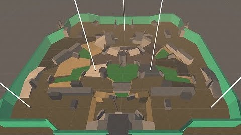 New map Factory War robots