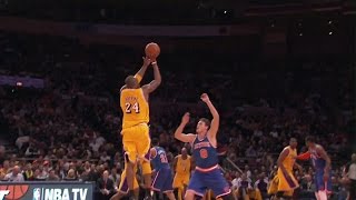 2011.02 .11 Kobe Bryant Highlights at knicks 33pts， Beautiful Shot Show！