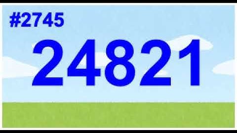 Count up 2701st to 2800th prime numbers! 1st channel.