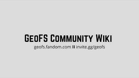 Weekly News- 21-27 Sept 2020 (GeoFS Community Fandom Wiki)