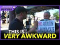 Journalist Jordan Chariton Spars with Angry "Anti-Homeless Activist"